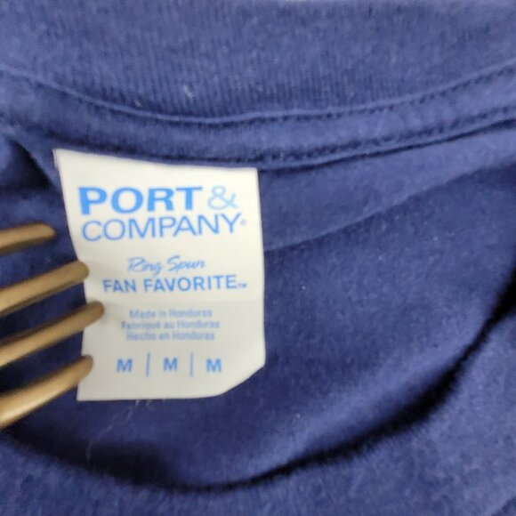 Calvin Piss on Kate Brown (Oregon Governor) T shirt Adult Medium Blue Port Auth - Picture 4 of 6